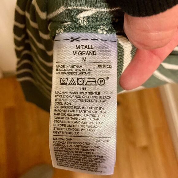 Super Soft Modal Button Shoulder Top- Tall - Picture 5 of 8